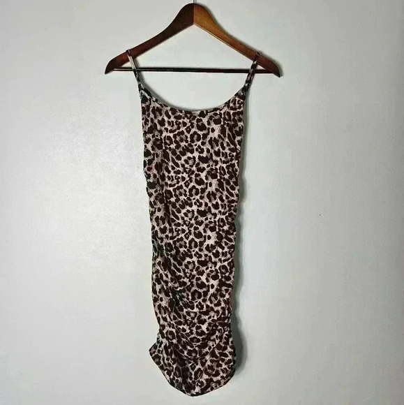 Shein Cheetah Mini Dress  Size Small - Picture 1 of 3
